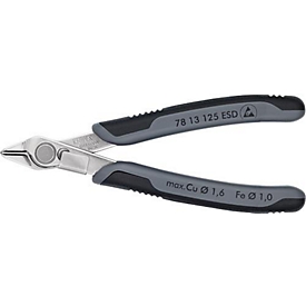 Elektronikseitenschneider Super-Knips® L.125mm Form 0 Facette nein pol.KNIPEX