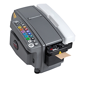 Elektronische tapedispenser VARIO 555eMA, voor natte tapes met B 40-80 mm, 14 lengtes 150-1450 mm, 1150 mm/s, kunststof & staal, grijs