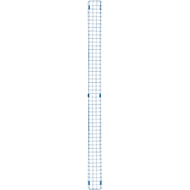 Élément de grille, en acier, l. 150 x H 2086 mm, bleu
