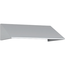 Elément de toit incliné pour l'armoire à casiers Resisto de C+P, inclinaison de 26°, L 772 x P 540 x H 230 mm, acier, gris clair RAL 7035