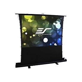 Elite Screens ezCinema Tab-Tension Series - Projektionsschirm mit Bodenständer - bodenstehend - 203 cm (80") - 16:9 - Matte White, MaxWhite 2