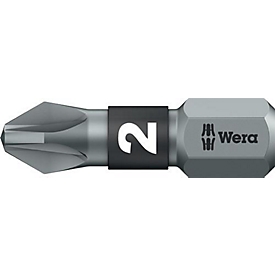 Embout Wera 855/1 BTZ, Pozidriv, PZD 1, longueur 25 mm