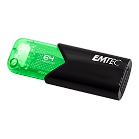EMTEC B110 Click Easy 3.2 - USB-Flash-Laufwerk - 64 GB