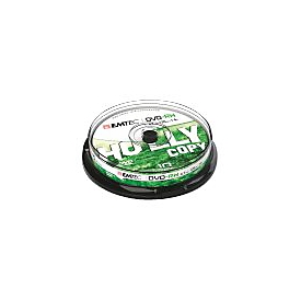 EMTEC - DVD-RW x 10 - 4.7 GB - Speichermedium