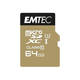 EMTEC SpeedIN' - Flash-Speicherkarte - 64 GB - microSDXC