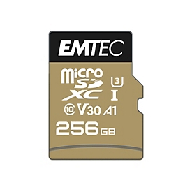 EMTEC SpeedIN' PRO - Flash-Speicherkarte (microSDHC/SD-Adapter inbegriffen)
