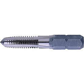 Enkel geslepen tap HSSG 1/4 Inch 6KT Bit M4x12mm EXACT