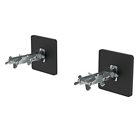 Entretoise murale Munk pour façades isolantes, adaptation automatique de l'angle, montage sans outil, 150 x 150 mm, 2 pièces