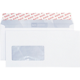 Enveloppes ELCO, DIN long plus, blanc, avec fenêtre à gauche, 500 pcs.