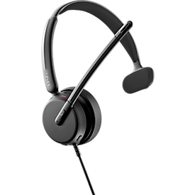 EPOS casque Impact 430, monaural (unilatéral), filaire, USB-C / USB-A, optimisé pour UC