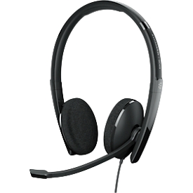 EPOS I SENNHEISER On-Ear ADAPT 160T USB II, USB A, binauraal, opvouwbaar, Microsoft Teams gecertificeerd, zwart 