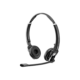 EPOS IMPACT DW Pro2 ML - Headset - On-Ear - DECT CAT-iq - kabellos - Schwarz, Silber