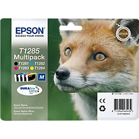 EPSON 4 Tintenpatronen T12854010 cyan, magenta, gelb, schwarz, original