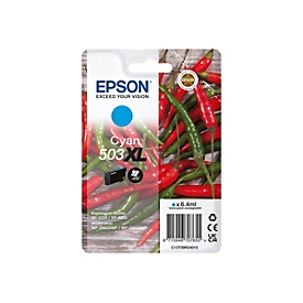 Epson 503XL - 6.4 ml - Cyan - original - Blisterverpackung