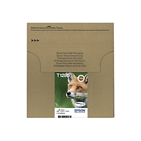 Epson T1285 Easy Mail Packaging - 4er-Pack - Schwarz, Gelb, Cyan, Magenta - original - Tintenpatrone