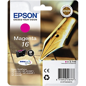Epson Tintenpatrone T16234010 magenta, original