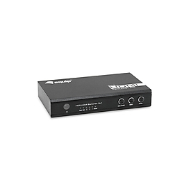 Equip 332725 - Hdmi - Schwarz - Aluminium - 60 Hz - 3840 x 2160 - 7.1 Kanäle - Switch - 18 Gbps