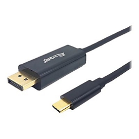 Equip - Adapterkabel - USB-C (M) zu DisplayPort (M) - Displayport 1.2/Thunderbolt 3 - 1 m - unterstützt 4K 60 Hz (3840 x 2160), unterstützt 2K 144 Hz (2560 x 1440), unterstützt 1080 Pixel 240 Hz (1920 x 1200)