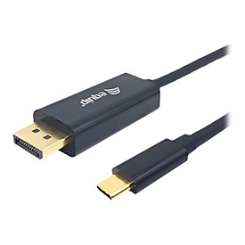 Equip - Adapterkabel - USB-C (M) zu DisplayPort (M) - Displayport 1.2/Thunderbolt 3 - 3 m - unterstützt 4K 60 Hz (3840 x 2160), unterstützt 2K 144 Hz (2560 x 1440), unterstützt 1080 Pixel 240 Hz (1920 x 1200)