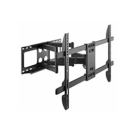 Equip Befestigungskit (Wandmontagehalterung, Schrauben) - für LCD-Display / Curved LCD-Display - Full Motion - Kunststoff, stainless steel - Schwarz - Bildschirmgröße: 94-203 cm (37"-80")