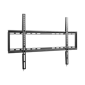 Equip Halterung - Ultra-dünn - für Curved Panel/Flat Panel - fest - stainless steel - Schwarz (37"-75")