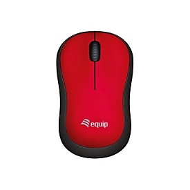 Equip Maus - Komfort - rechts- und linkshändig - optisch - kabellos - 2.4 GHz - kabelloser Empfänger (USB)