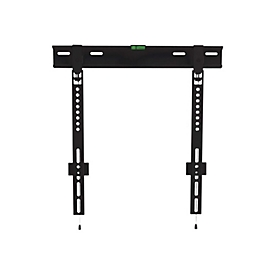 Equip Pro Fixed TV Wall Mount Bracket - Klammer - für Flachbildschirm - pulverbeschichtet schwarz