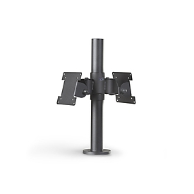 Ergonomic Solutions New SpacePole Back-to-back Screen Mount, VESA 75/100 -