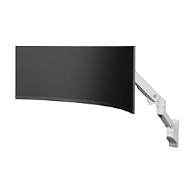 Ergotron HX - Befestigungskit (Gelenkarm) - Konstante Krafttechnologie - für Curved LCD-Display - für extrem tiefe gewölbte Bildschirme - weiß - Bildschirmgröße: bis zu 144,8 cm (bis zu 57 Zoll)