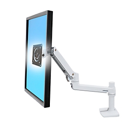 Ergotron monitor arm LX LCD, for 32 inch monitors, Table clamp, tilt and swivel-mounted,