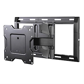 ergotron® Neo-Flex® UHD monitor wall mount, for 1 display up to 70″ &amp; up to 54,4 kg, tilt &amp; swivel, cable guide, VESA, mounting material, black