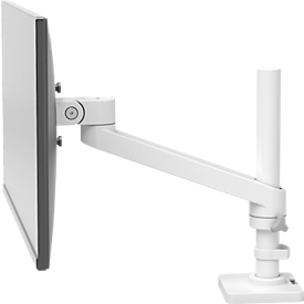 Ergotron NX bras pour écran, support de table, jusqu'à 34", 8 kg, réglable en hauteur, inclinable, pivotant et rotatif, blanc