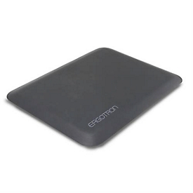 ergotron® WorkFit Small Fußmatte, ergonomisch, regt den Blutkreislauf an, L 610 x B 460 x H 16 mm, Polyurethanschaum, schwarz