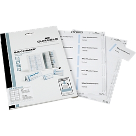 Ersatz-Einsteckschilderbogen, 54 x 90 mm, 200 Stück