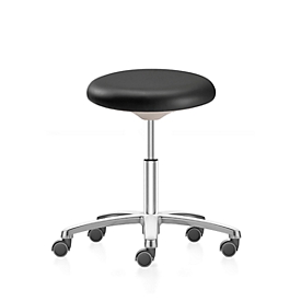 ESD-labostoel 9107E, integraalschuim, zwart