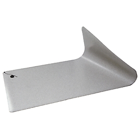 ESD table covering Bedruka+Hirth, for personal earthing, W 1220 x D 610 x H 2 mm, rubber, gray