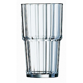 Esmeyer Longdrinkglas NORVEGE, 0,32 l, stapelbar, gehärtet, glasklar, 6 Stück
