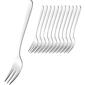 ESMEYER Tina Kuchengabel-Set 12er Pack aus Edelstahl 18/0, poliert, 15,0 cm Länge