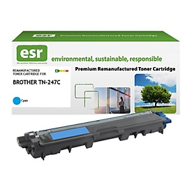 ESR - Cyan - wiederaufbereitet - Tonerpatrone (Alternative zu: Brother TN247C)