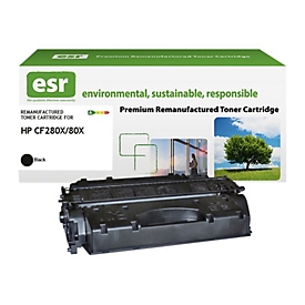 ESR - mit hoher Kapazität - Schwarz - wiederaufbereitet - Tonerpatrone (Alternative zu: HP CF280X)