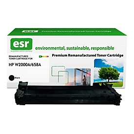 ESR - Schwarz - kompatibel - Karton - wiederaufbereitet - Tonerpatrone (Alternative zu: HP 658A)
