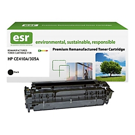 ESR - Schwarz - kompatibel - wiederaufbereitet - Tonerpatrone (Alternative zu: HP CE410A) - für HP LaserJet Pro 300 M351, 400 M451, MFP M375, MFP M475