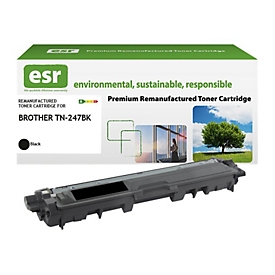 ESR - Schwarz - Tonerpatrone (Alternative zu: Brother TN247BK)