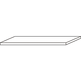 Estante para anchura de 800, An 725 x P 350 mm, gris luminoso