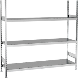 Estantería para grandes cargas WR 3000, módulo base, profundidad 400 mm, altura 1960 mm, anchura de cuerpo 1994 mm