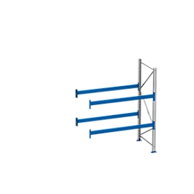 Estantería para palets PR 600, módulo adicional, Al 2500 mm, máx. 800 kg, 2 travesaños