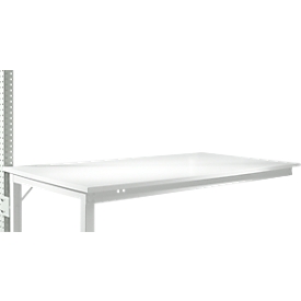 Estructura pórtica adicional, bajo, Mesa de extensión STANDARD mesa de trabajo/banco de trabajo UNIVERSAL/PROFI, aluminio plateado