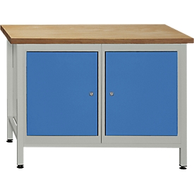 Établi avec 2 portes et 2 étagères