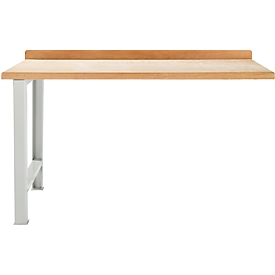 Établi TOP, unité d'extension, 1500 mm de large, gris clair 