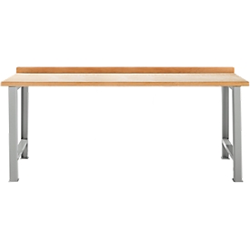Établi TOP, unité de base, 2000 mm de large, alu argent 